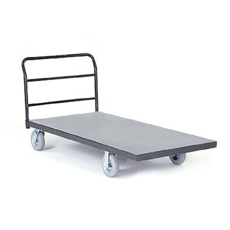 Swivel Steel Deck Truck with 6in. Rubber Casters SW3097305